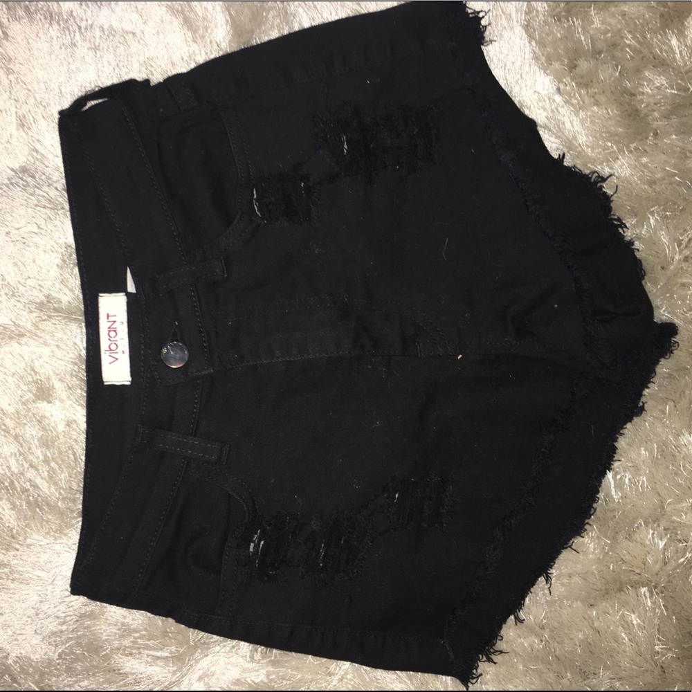 Vibrant high-waisted shorts size Small